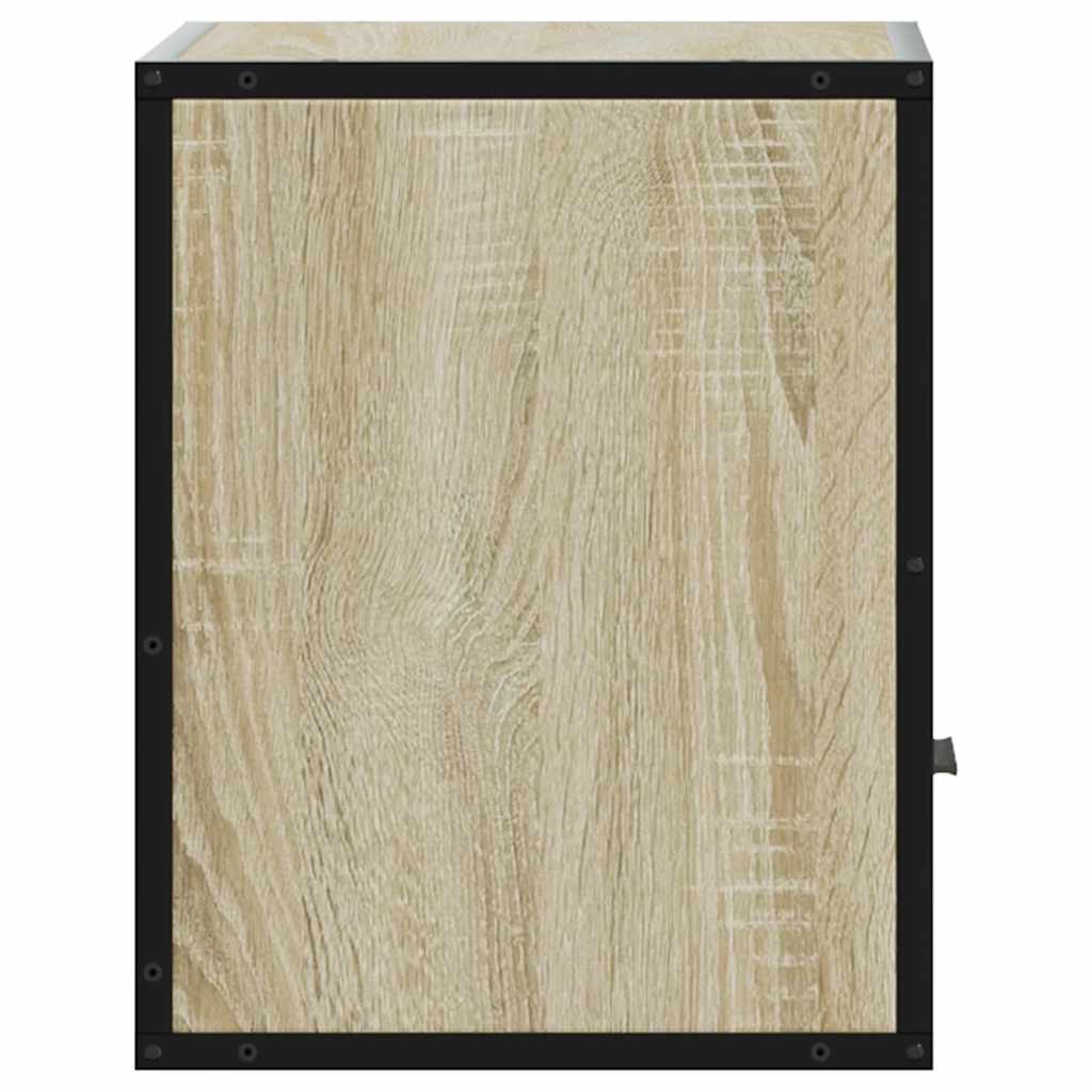 Comodino a Muro Rovere Sonoma 40x31x39,5 cm