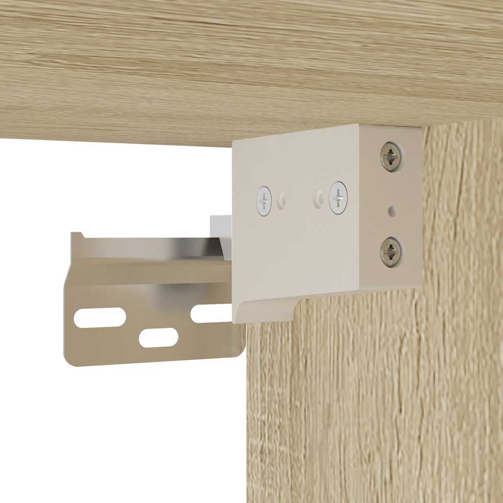 Comodino a Muro Rovere Sonoma 40x31x39,5 cm