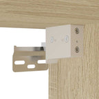 Comodino a Muro Rovere Sonoma 40x31x39,5 cm