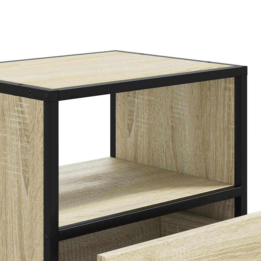 Comodino a Muro Rovere Sonoma 40x31x39,5 cm