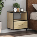 Comodino a Muro Rovere Sonoma 40x31x39,5 cm
