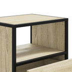 Comodini a Muro 2 pz Rovere Sonoma 40x31x39,5 cm