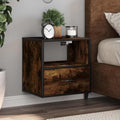 Comodino a Muro Rovere Fumo 40x31x39,5 cm