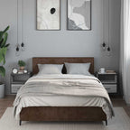 Comodini a Muro 2 pz Grigio Sonoma 40x31x39,5 cm
