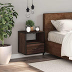 Comodino a Muro Rovere Marrone 40x31x39,5 cm