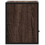 Comodino a Muro Rovere Marrone 40x31x39,5 cm