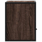 Comodini a Muro 2 pz Rovere Marrone 40x31x39,5 cm