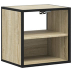 Comodino a Muro Rovere Sonoma 40x31x39,5 cm