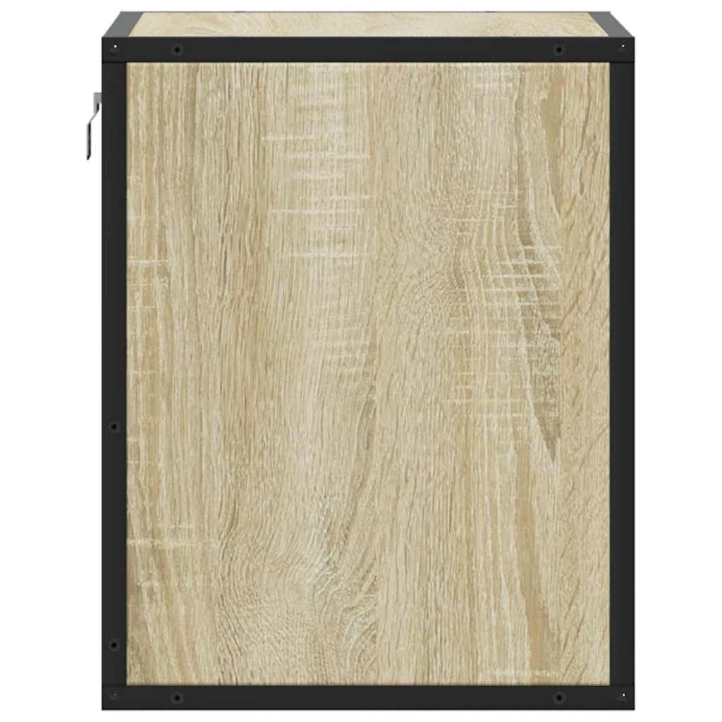 Comodino a Muro Rovere Sonoma 40x31x39,5 cm