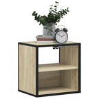 Comodini a Muro 2 pz Rovere Sonoma 40x31x39,5 cm