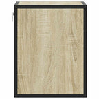 Comodini a Muro 2 pz Rovere Sonoma 40x31x39,5 cm