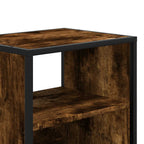 Comodino a Muro Rovere Fumo 40x31x39,5 cm
