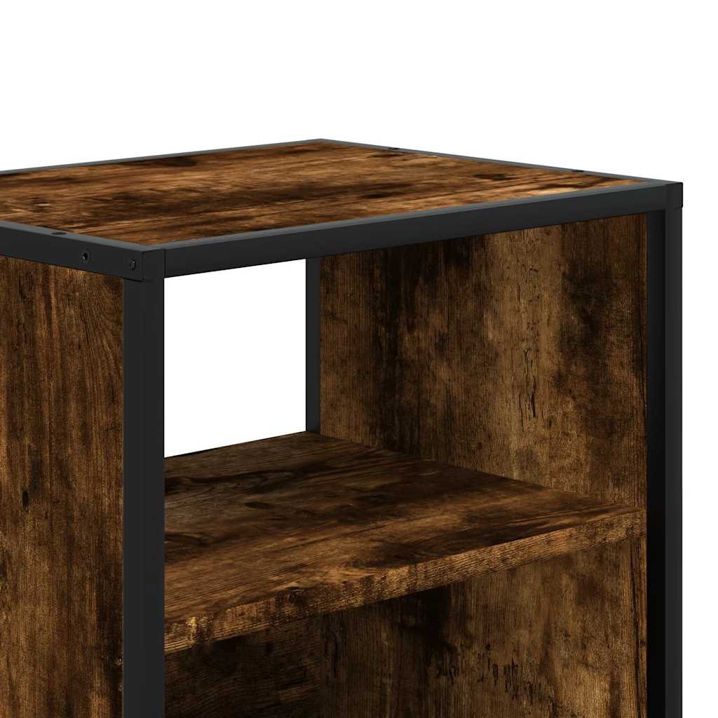Comodino a Muro Rovere Fumo 40x31x39,5 cm