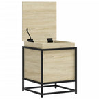 Contenitore con Coperchio Rovere Sonoma 40x40x51,5cm Truciolato