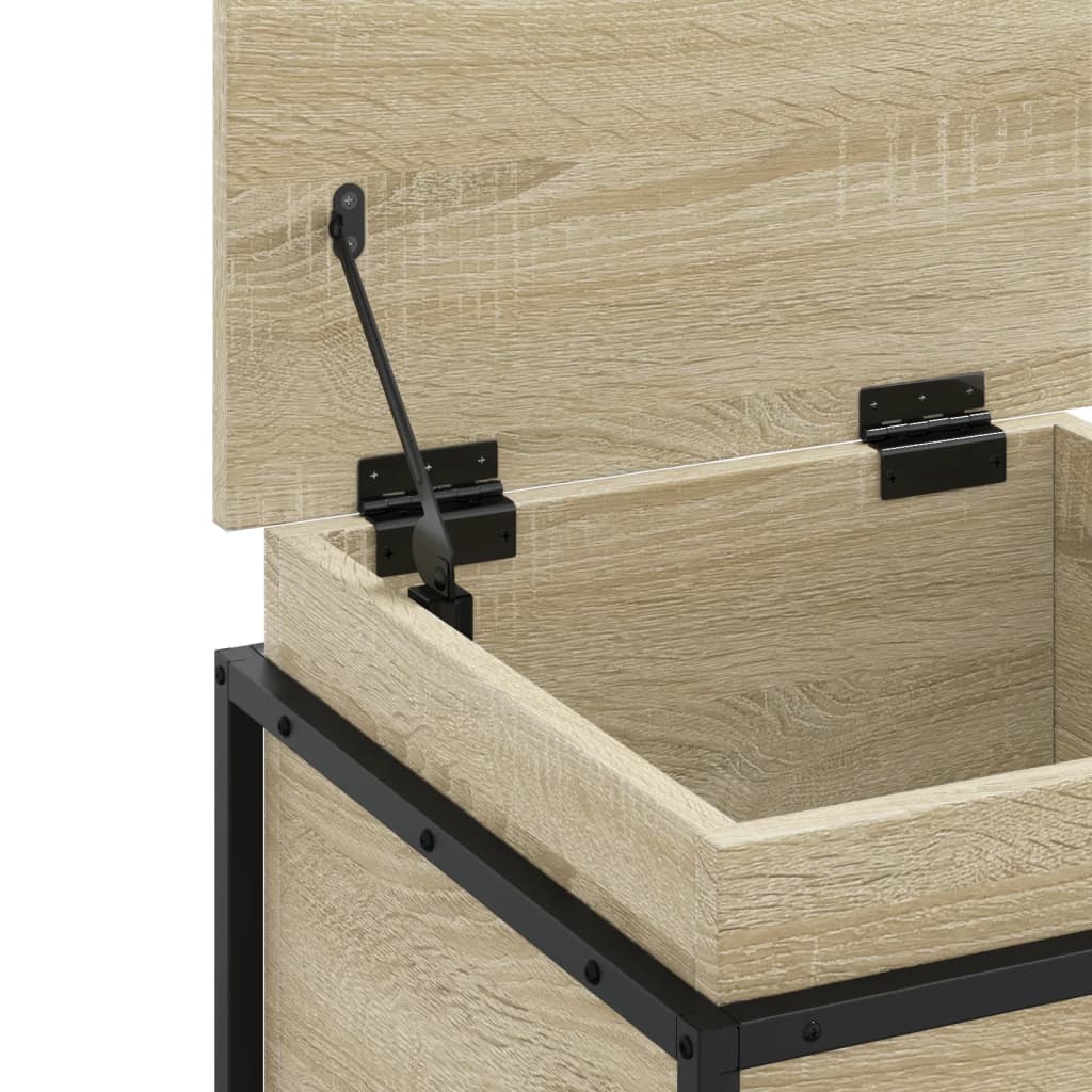Contenitore con Coperchio Rovere Sonoma 40x40x51,5cm Truciolato