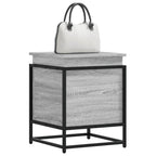 Contenitore con Coperchio Grigio Sonoma 40x40x51,5cm Truciolato