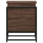 Contenitore con Coperchio Rovere Marrone 40x40x51,5 Truciolato