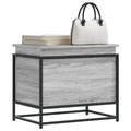 Contenitore con Coperchio Grigio Sonoma 60x40x51,5cm Truciolato