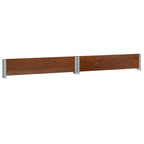 Fioriera da Giardino Marrone 100x100 cm Legno Massello di Pino