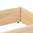 Fioriera da Giardino 150x50 cm in Legno Massello di Pino