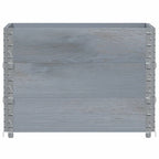 Fioriera da Giardino Grigia 80x60 cm Legno Massello di Pino
