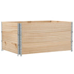 Fioriera da Giardino Marrone 120x80 cm Legno Massello di Pino