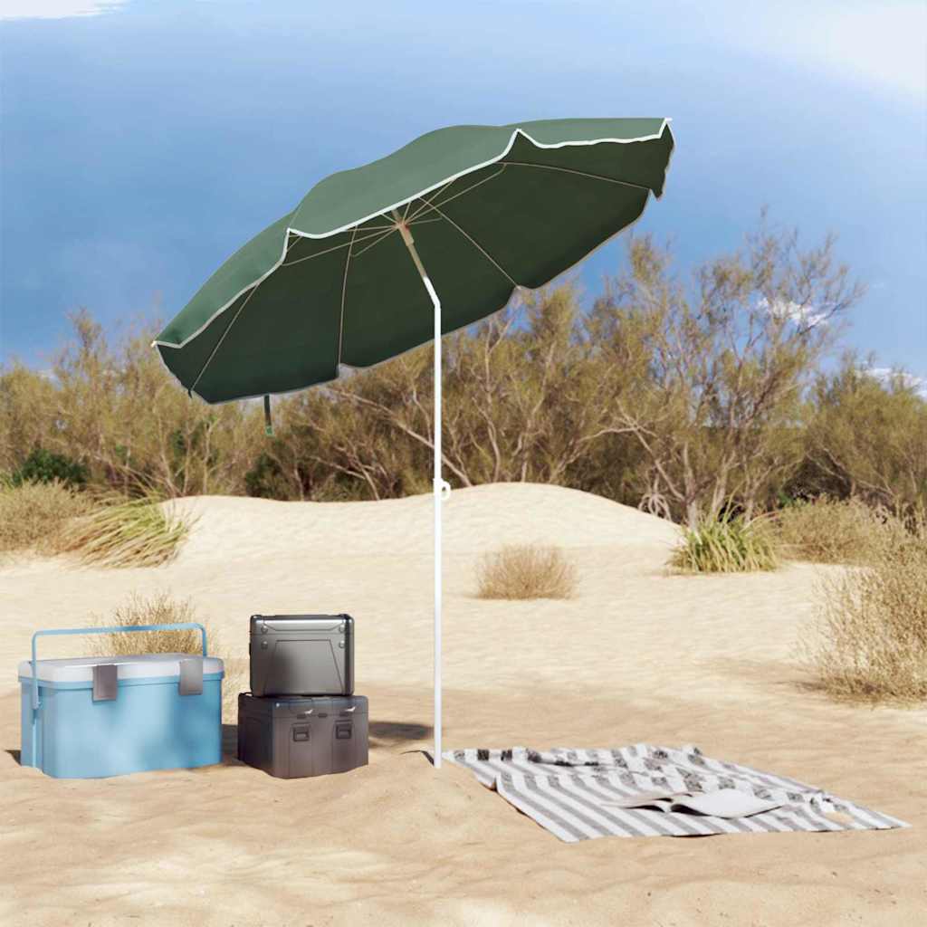 Ombrellone Verde 161 x 161 x 193 cm Poliestere