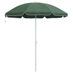 Ombrellone Verde 161 x 161 x 193 cm Poliestere