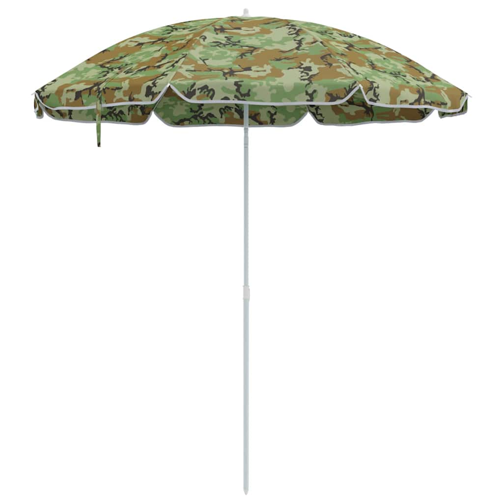 Ombrellone da Spiaggia Mimetico 206 x 206 x 212 cm