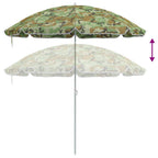 Ombrellone da Spiaggia Mimetico 206 x 206 x 212 cm