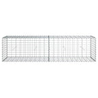 Cesto Gabbione con Copertura 200x50x50 cm Ferro Zincato