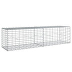 Cesto Gabbione con Copertura 200x50x50 cm Ferro Zincato
