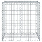 Cesto Gabbione con Copertura 100x50x100 cm in Ferro Zincato