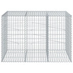Cesto Gabbione con Copertura 150x100x100 cm in Ferro Zincato