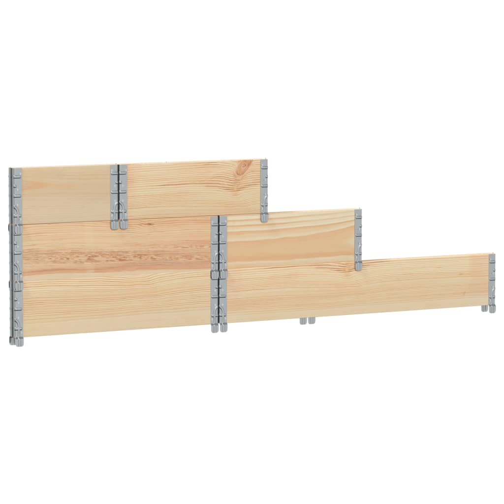 Fioriera Rialzata 3 Livelli 120x80 cm Legno Massello di Pino