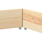 Fioriera Rialzata Esagonale 160x160cm Legno Massello di Pino