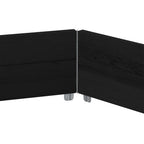 Fioriera Rialzata Esagonale Nera 160x160cm Legno di Pino