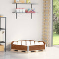 Fioriera Rialzata Esagonale Marrone 160x160 cm Legno di Pino