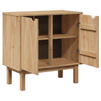 Mobile da Corridoio OTTA 45x39x57 cm in Legno Massello di Pino