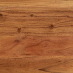 Tavolino da Salotto 110x55x40 cm in Legno Massello di Acacia