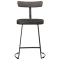 Sgabelli da Bar 2 pz Neri 49x43x79 cm Legno Massello di Mango