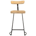 Sgabelli da Bar 2 pz 49x43x88 cm in Legno Massello di Mango