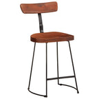 Sgabelli da Bar 2 pz 49x43x79 cm in Legno Massello di Mango