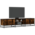 Mobile Porta TV Rovere Fumo 180x35x41 cm in Truciolato