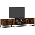 Mobile Porta TV Rovere Fumo 180x35x41 cm in Truciolato
