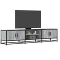 Mobile Porta TV Grigio Sonoma 180x35x41 cm in Truciolato