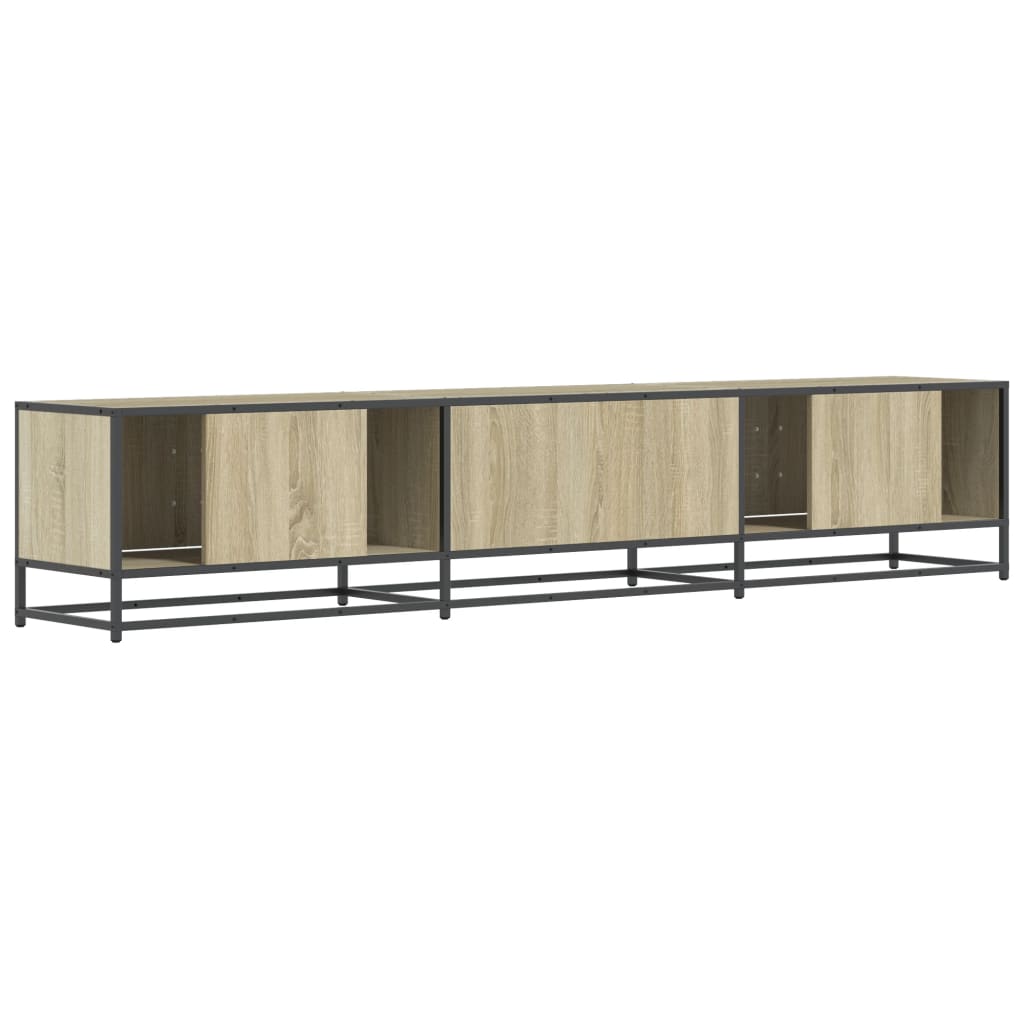 Mobile per TV Rovere Sonoma 210x35x41 cm in Truciolato