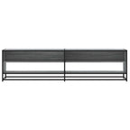 Mobile Porta TV Grigio Sonoma 180,5x40x46 cm in Truciolato