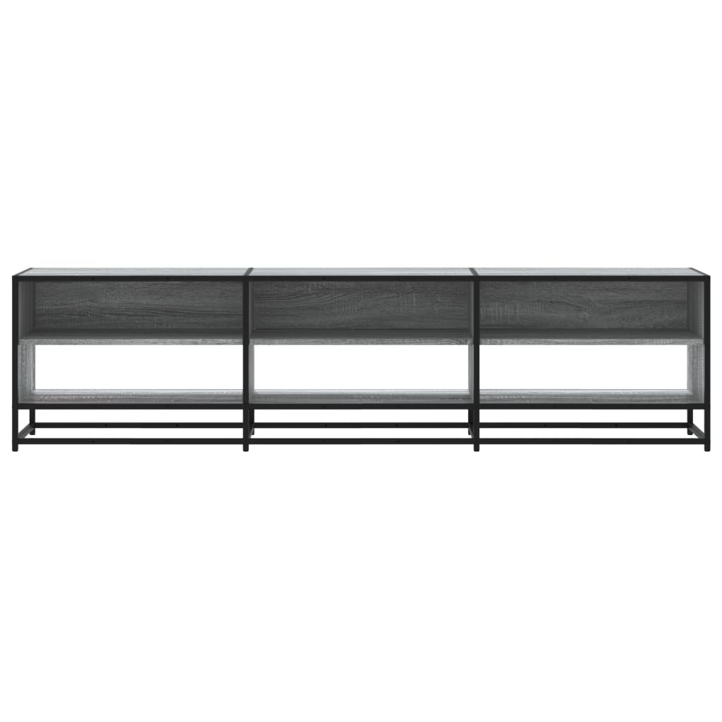 Mobile Porta TV Grigio Sonoma 180x40x46 cm in Truciolato