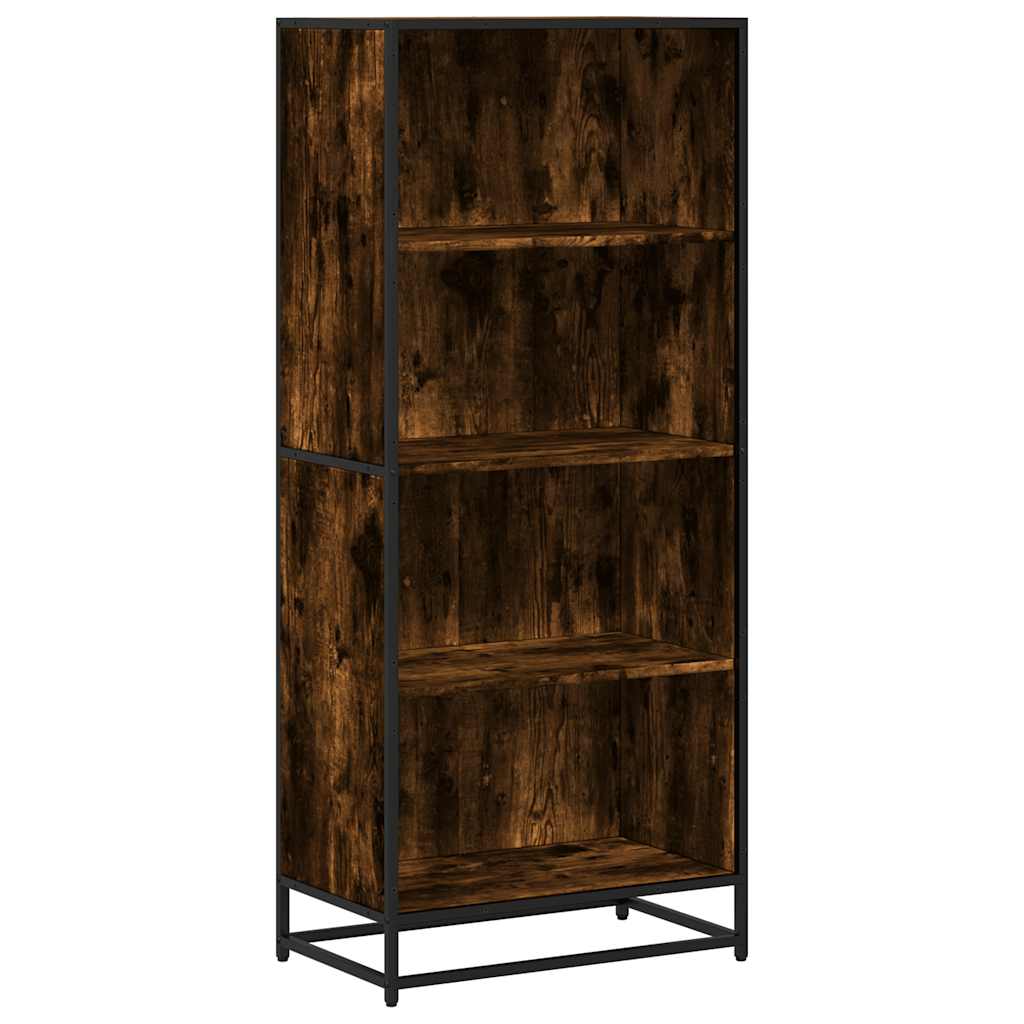 Libreria Rovere Fumo 60x35x139 cm in Truciolato
